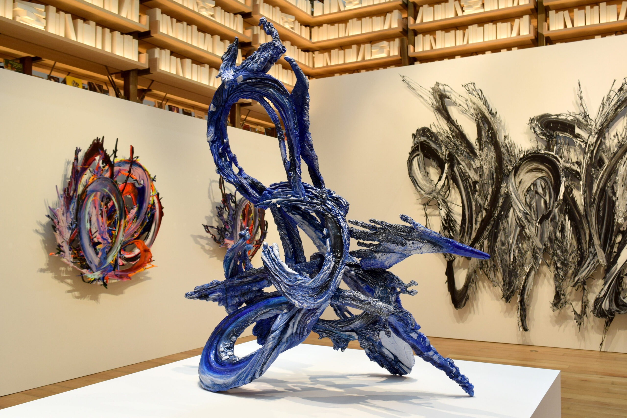3Dプリンター製 山口歴様個展作品 LISTEN TO THE SOLITUDE