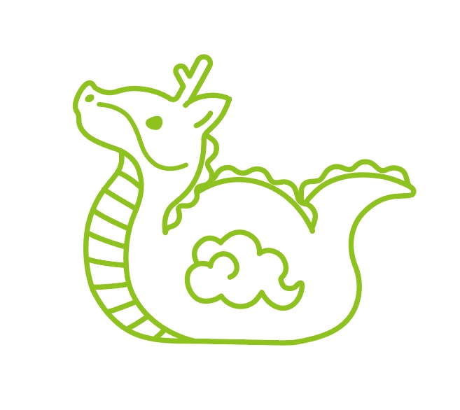 龍のイラスト 手足がない