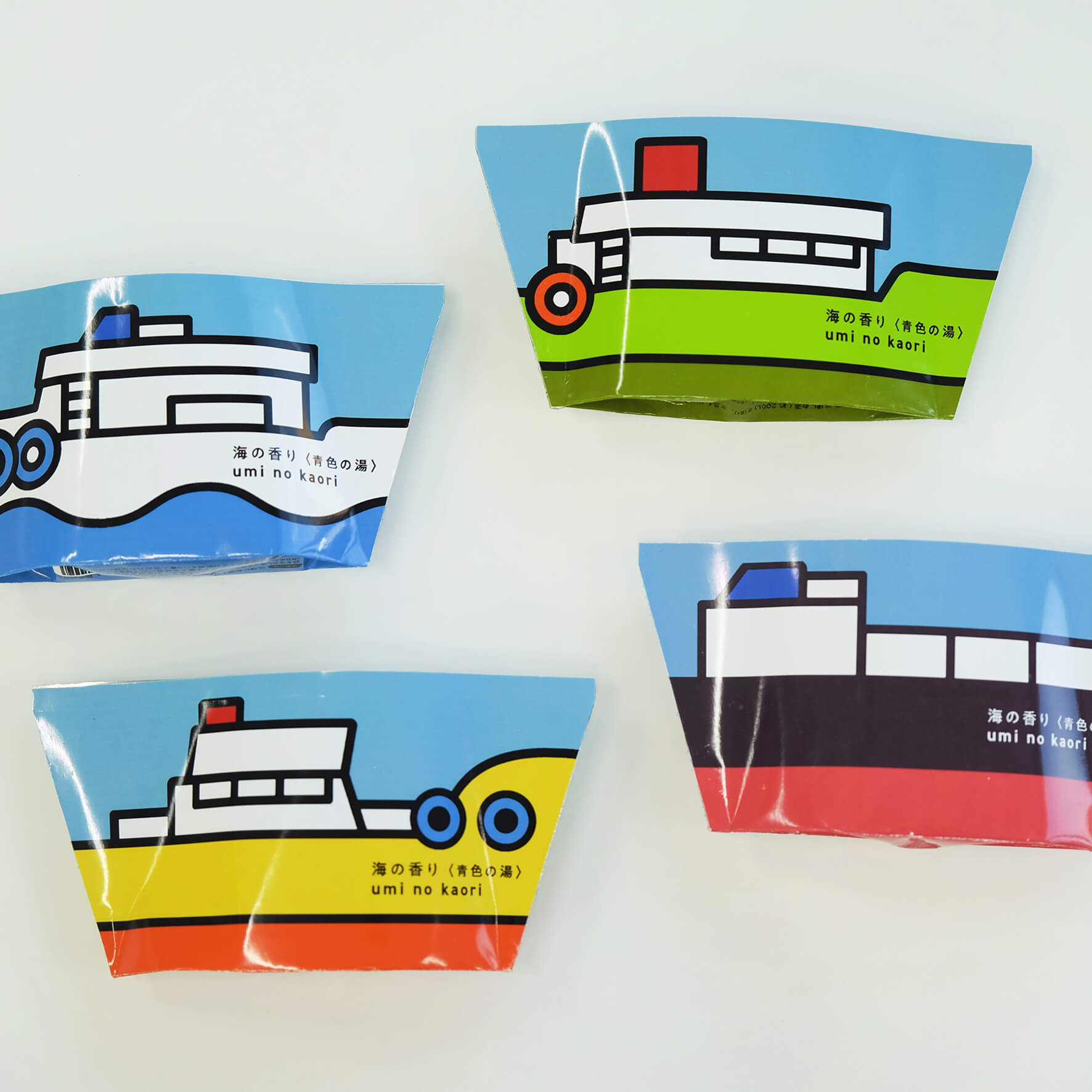 日本パッケージデザイン学生賞 大賞作品 ボーッと入浴剤 4種